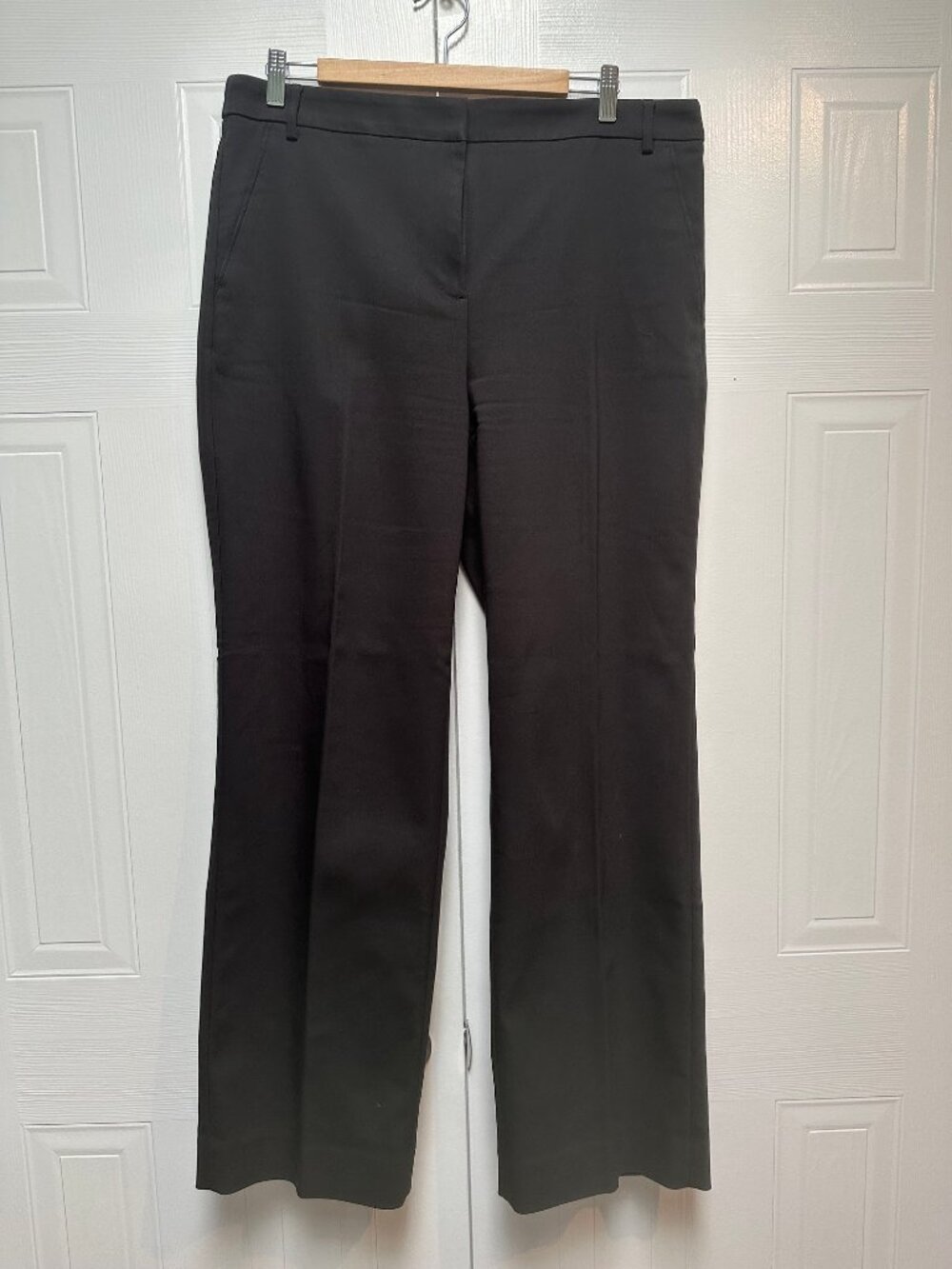 RW & Co wide-leg black suit pants, size 16